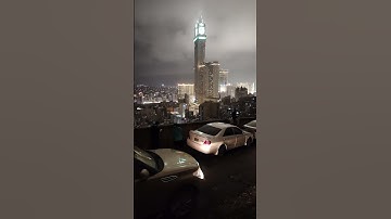 Must Vist in Makkah Jable Khandama #makkah #clocktower #haram #macca #rain #RaininMakkah #shorts