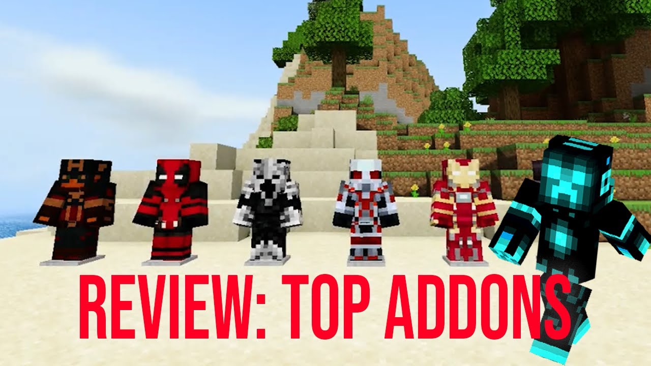 Addon Maker Review Top Addons For Minecraft Pe Wither Storm Scp Avengers Mods Youtube