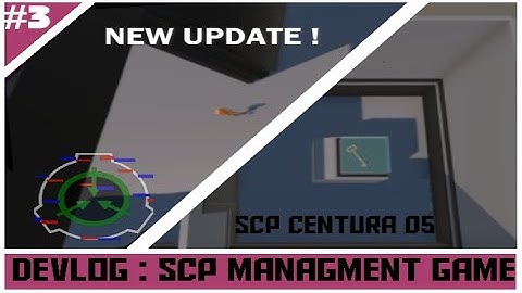 SCP : CENTURA TYCOON | Scp management game | DevLog 3/?? | 3D Models, movements, rooms and SCPs