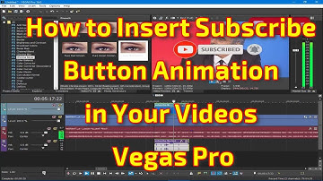 How to Insert Subscribe Button Animation in Your Videos using Vegas Pro