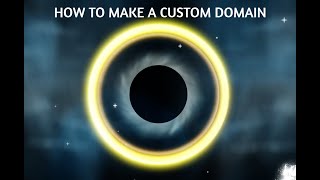 How to make your own/custom domains in Jujutsu Shenanigans