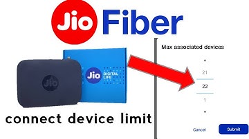 Jiofiber me connect device limit kaise dekhe myJio app se | jiofiber connect device limit kam kare