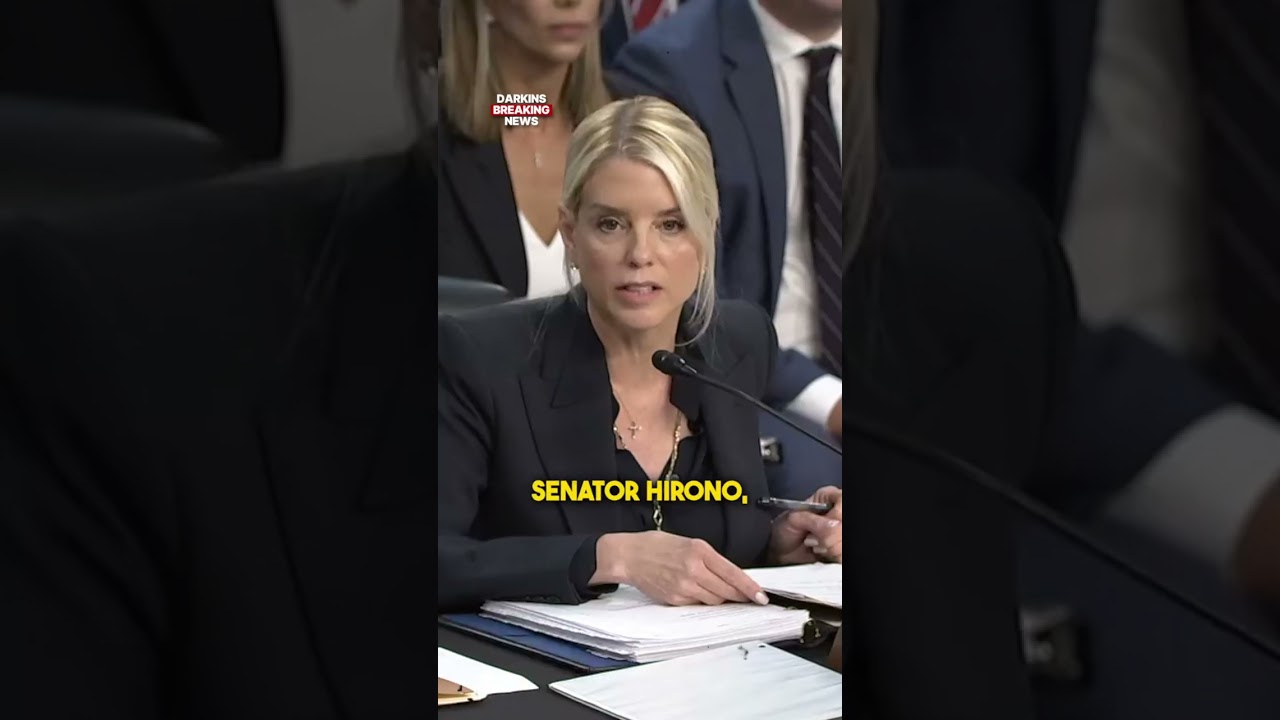Pam Bondi SLAM DUNKS on Mazie Hirono over DOJ DOUBLE STANDARD LIVE