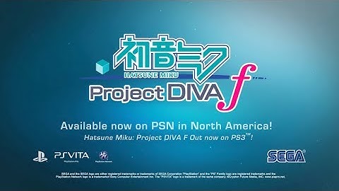 Hatsune Miku -Project DIVA- F (Vita) Launch Trailer