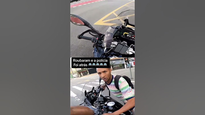 Roubaram a moto e a Polícia foi atrás