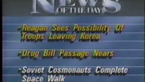 The MacNeil/Lehrer News Hour intro (October 20, 1988)