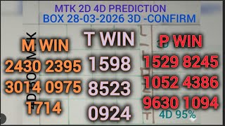 28-03-2026 MTK 4D CHART TODAY | Magnum Sports Toto Kuda Prediction Today | MTK 4D WIN PROOF INSIDE