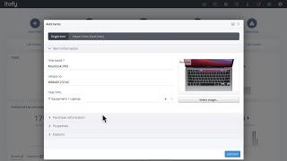 How to Add Equipment & Asset Items in Itefy (Getting Started)