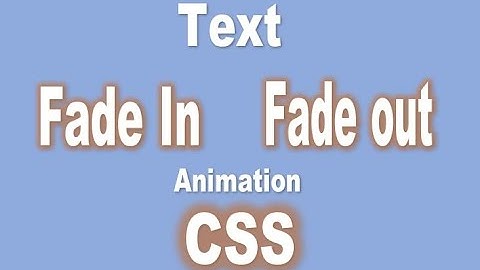 Text Fade in and Fade Out Using CSS Animation | CSS tips and tricks | #SmartCode