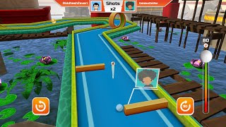 Mini Golf 3D City Stars Arcade - Multiplayer Rival | Walkthrough Gameplay |Mobile Sports Time screenshot 4