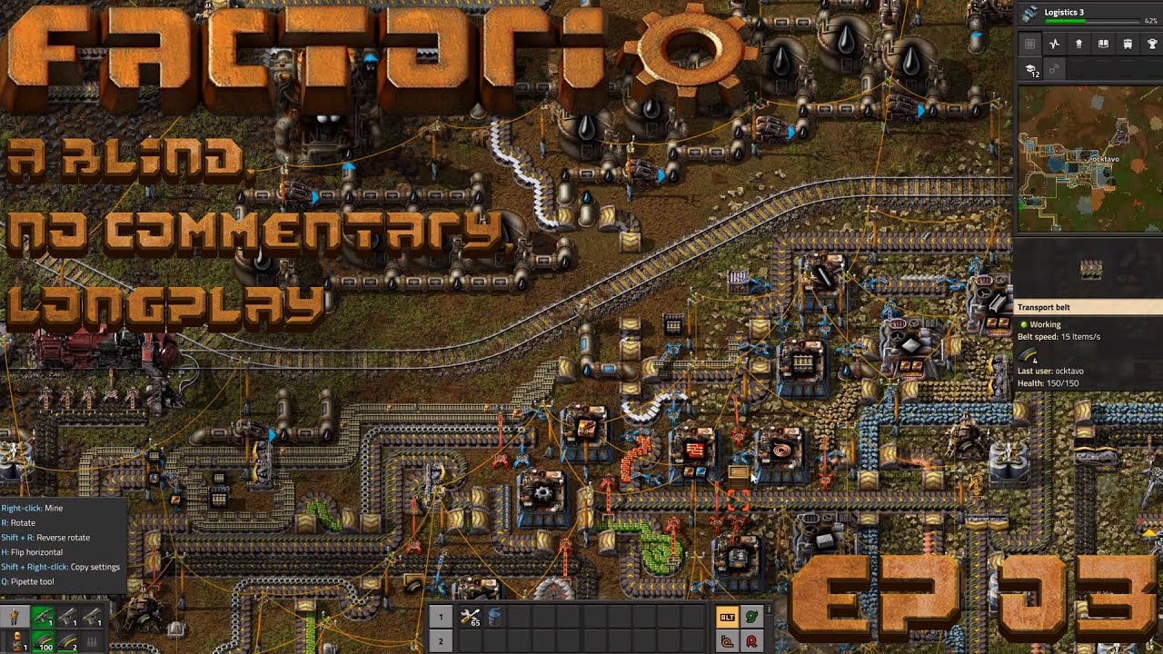 Factorio - No Commentary Blind Playthrough (EP3) - YouTube
