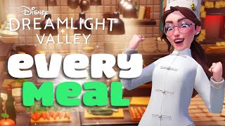 Cooking Every Meal In Disney Dreamlight Valley