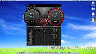 BlackMagic Disk Speed Test for Mac