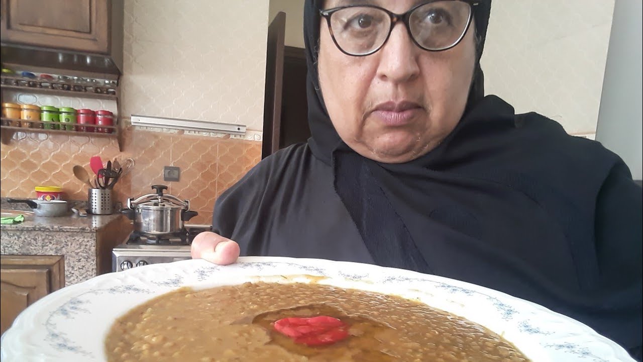 تحت طلب بعد متتبعات أكلة العدس رائعة ولديدة بزاف 🍅👌👌👌