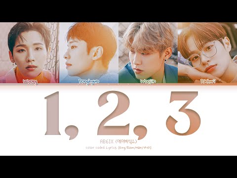 AB6IX (에이비식스) '1, 2, 3' (Color Coded Lyrics)