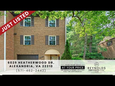 6029 Heatherwood Drive, Alexandria, VA home video tour