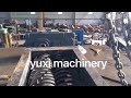 Double shaft/axis industrial shredding machine test video