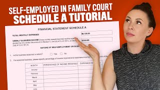 How to Complete Schedule A of Your Massachusetts Family Court Financial Statement