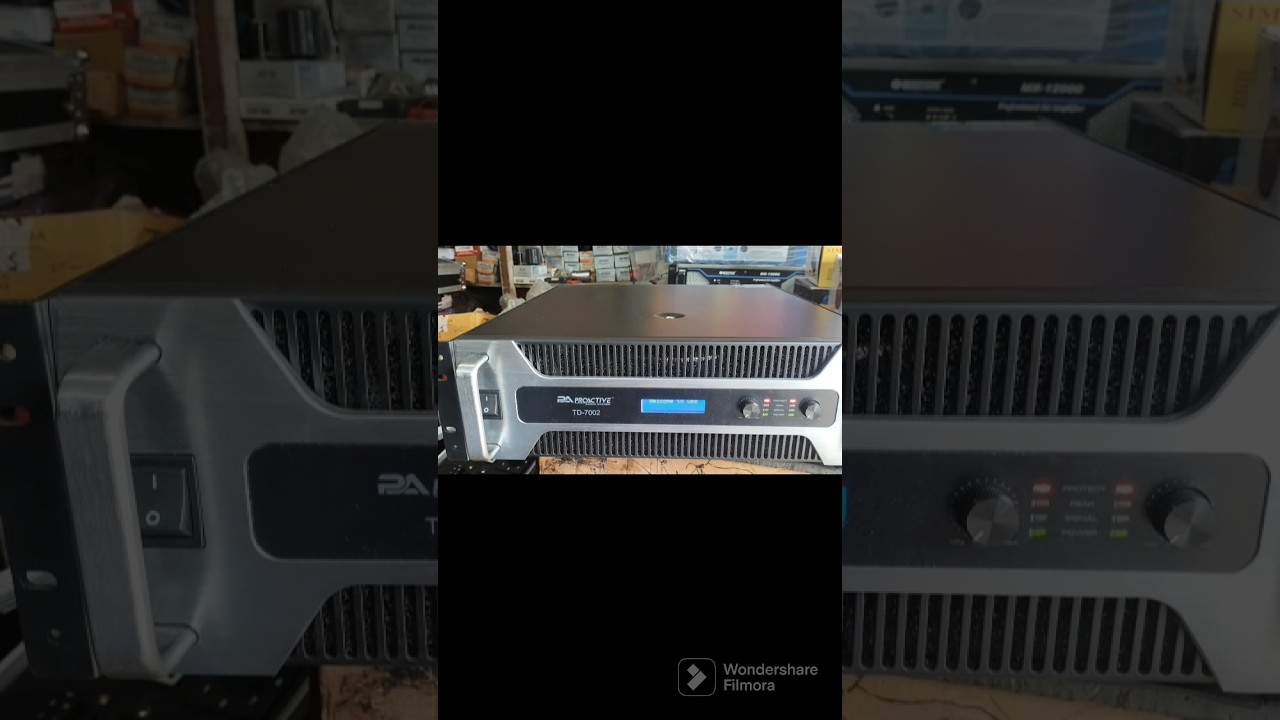 Proactive TD7002 power amplifier 7000w | Dj world| 