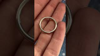 Making a simple sterling silver ring
