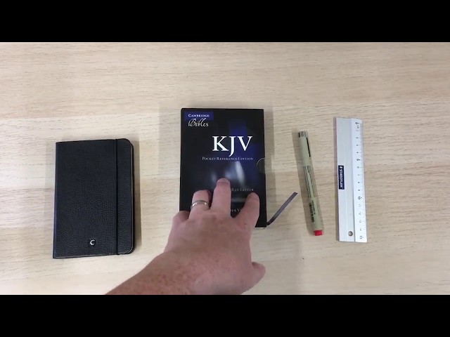 Bible Review: The Pocket Reference Bible from Cambridge - YouTube