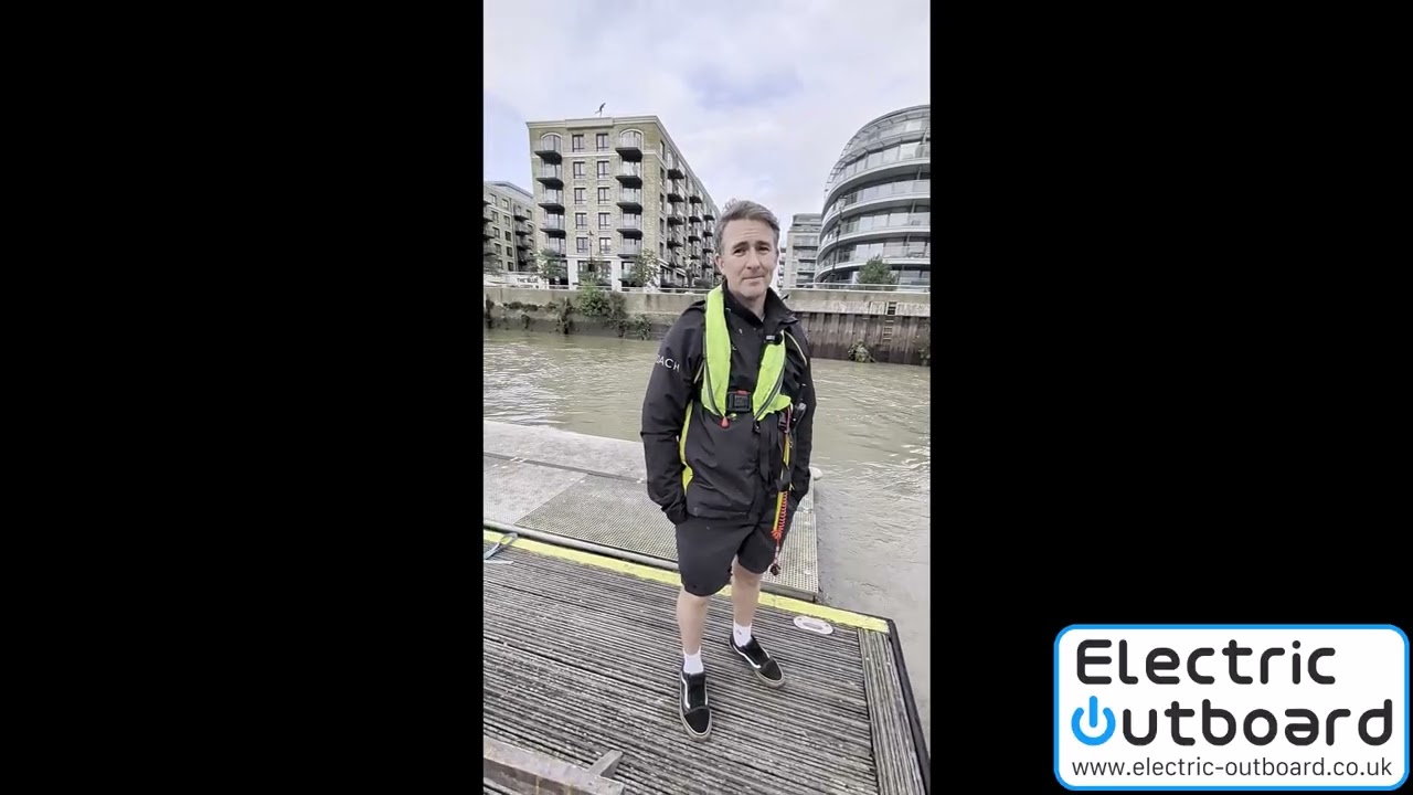 Momentum M10 powered electric safety boat for Fulham Reach Boat Club rowing support boat.