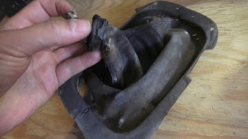 The tuning shop genuine Leather Shift boot install Silvia S14 240sx