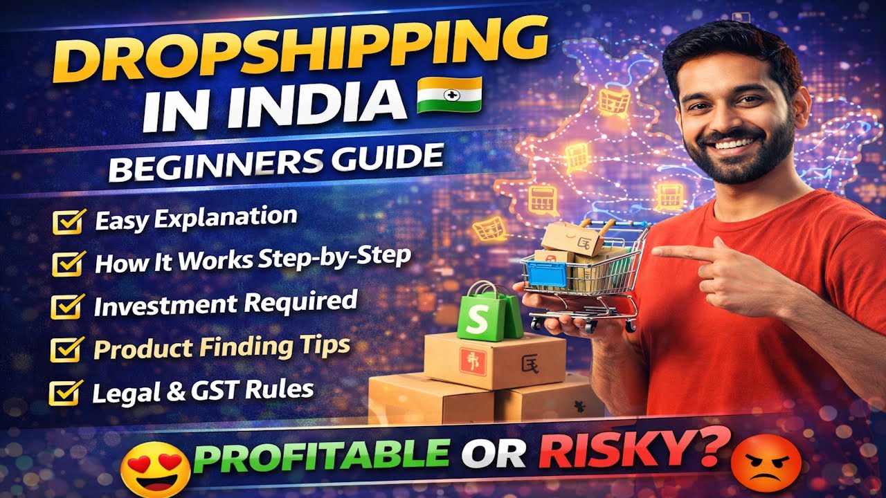 Beginners Guide To Dropshipping in India - YouTube