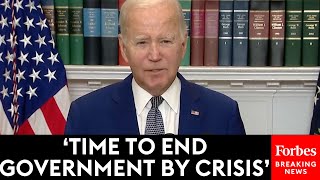 BREAKING NEWS: President Biden Blasts Republicans After Government Shutdown Nearly Occurs
