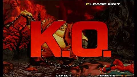 SNK VS Capcom: SVC Chaos (Arcade) Earthquake Lv8 Playthrough