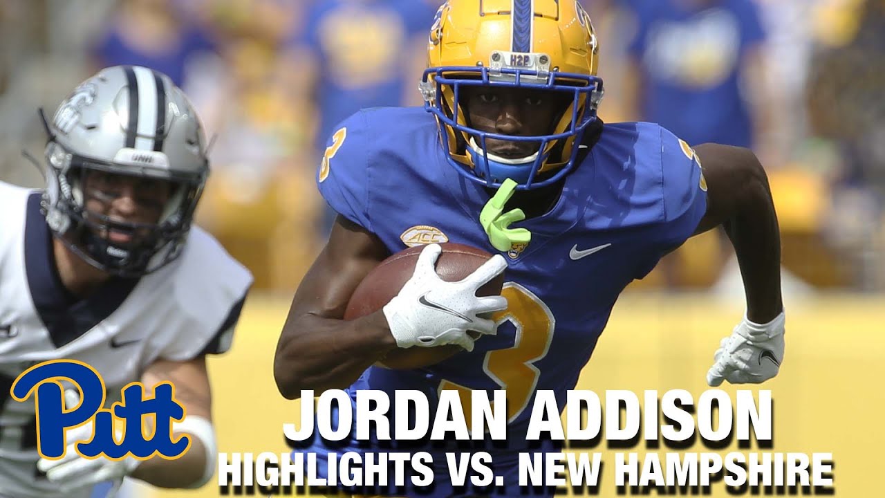 Pitt's Jordan Addison Unstoppable vs. New Hampshire YouTube