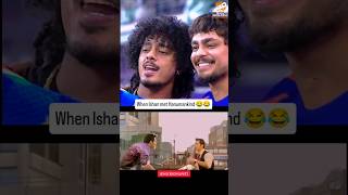 Ishan Kishan Meets Hanumankind 😂🏏 | Funniest Cricket Moment! #shortsfeed #ishankishan #funny