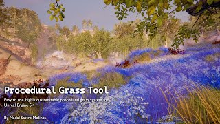 Procedural Grass Tool for Unreal Engine 5.4