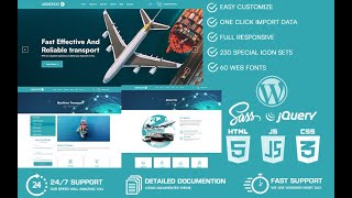 Logistica - Logistic & Transportation Service WordPress Theme
