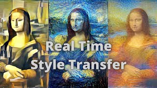 Arbitrary Style Transfer in Real Time!