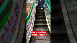 Bending escalator in Japan? #shorts #japan #travel #fun