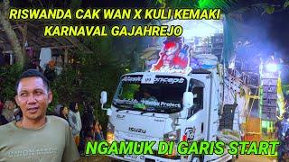 Riswanda goes berserk at the starting line, Gajahrejo Gedangan carnival, Jalan Xtreams says Cak Wan