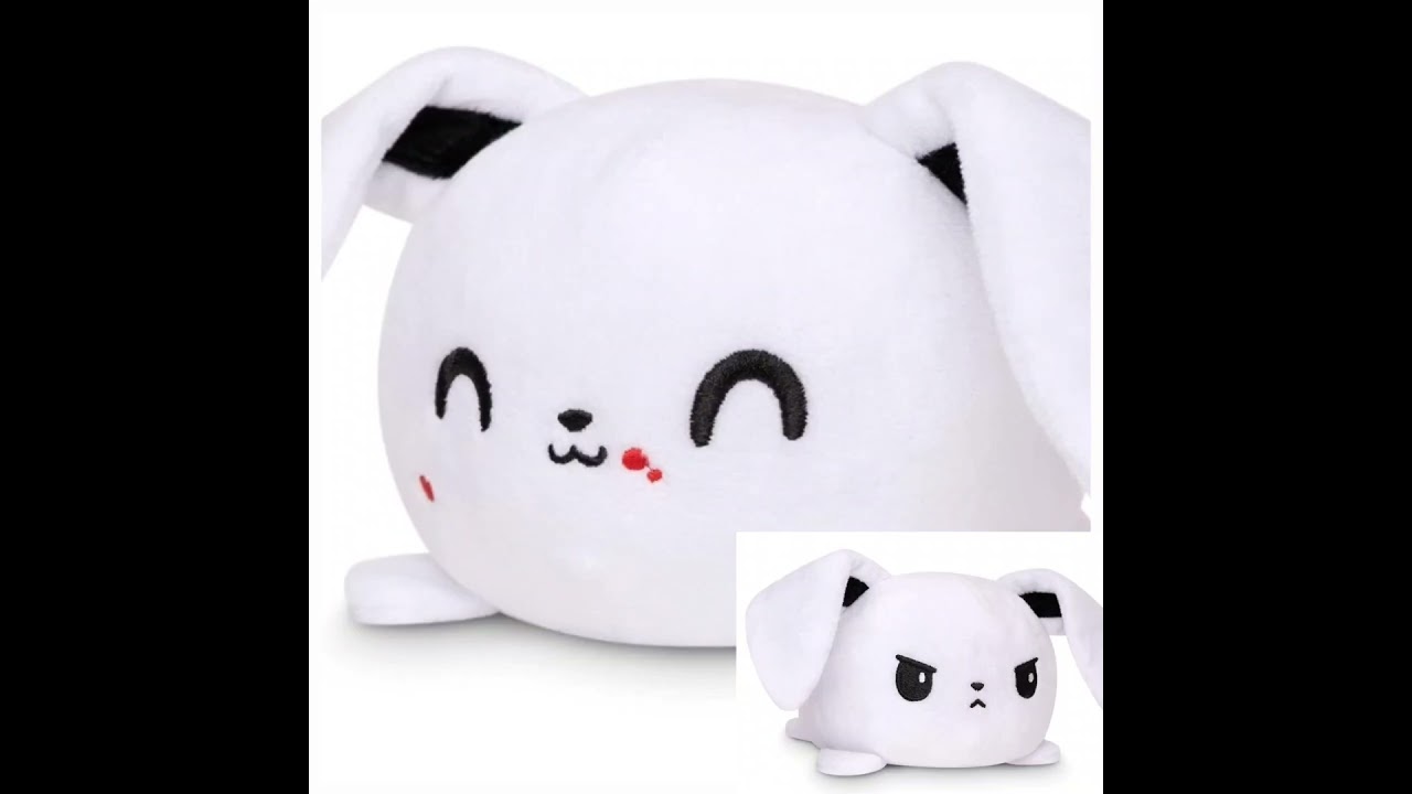 TeeTurtle Reversible Floppy Ear Bunny Plushie