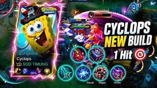 NEW  CYCLOPS  BUILD AND FREESTYLE 💀 TRY THIS HARDEST CYCLOPS -MLBB