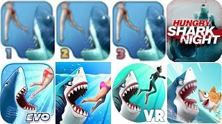 ALL HUNGRY SHARK GAMES THROUGH THE YEARS (2010 - 2019)