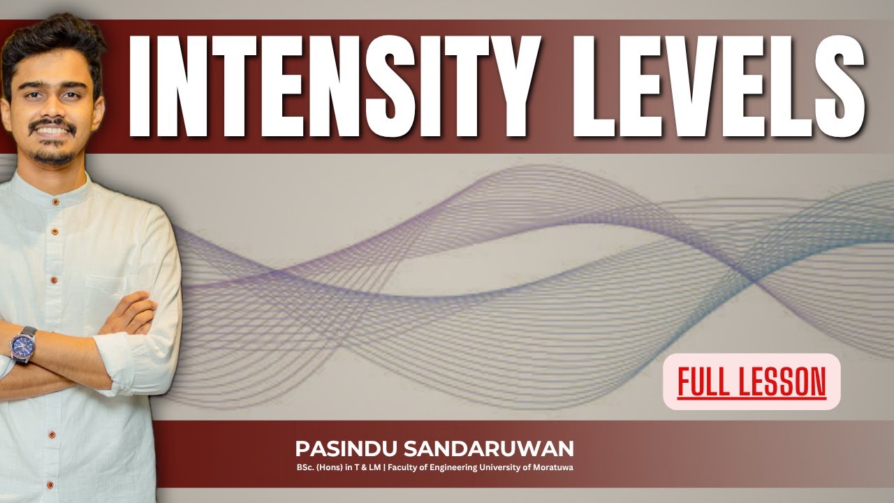 🔴LIVE | INTENSITY LEVELS | FULL LESSON | Pasindu Sandaruwan-Physics ...