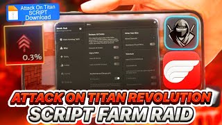 Attack On Titan Revolution Script Auto Farm Titan - Auto Raid - Auto Rank Up - Auto Spin Family