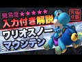 ワリオスノーマウンテンTA解説【マリオカート8DX】
