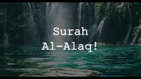 Surah Al Alaq Best Recitation By Sheikh Hisham Al-Harraz.