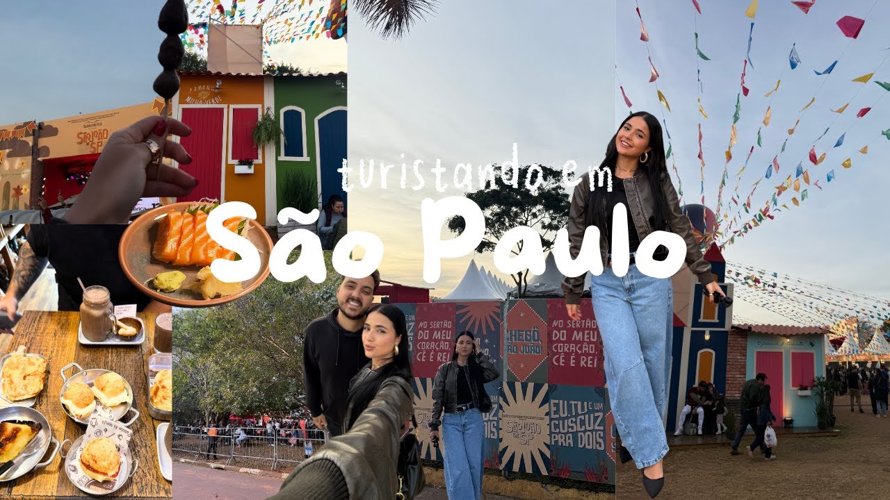 VLOG ♡ AIRBNB EM SP, SÃO JOÃO NO PARQUE, TATA SUSHI, CAFETERIA, ETC...