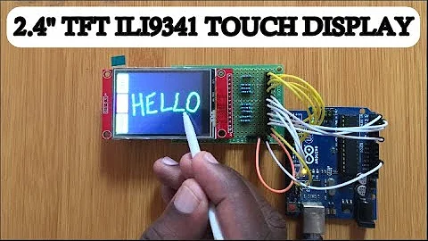 2.4" TFT LCD ILI9341 TOUCH DISPLAY