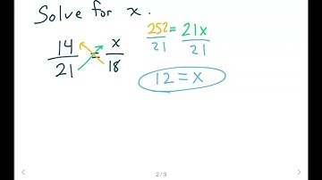 Solving a proportion of the form x/a=b/c Similarity ALEKS