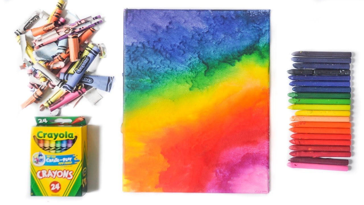 How to Make Personalized Melted Crayon Art - FeltMagnet