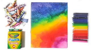 Melted Crayon Art: How To Make DIY Wall Art Craft