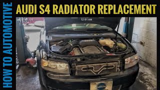How To Replace The Radiator And Thermostat On An Audi S4 How To Replace The Radiator And Thermostat On An Audi S4